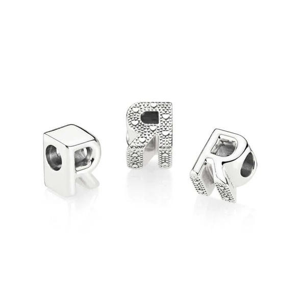 Pandora Letter “R” Alphabet Charm - Picture 1 of 2